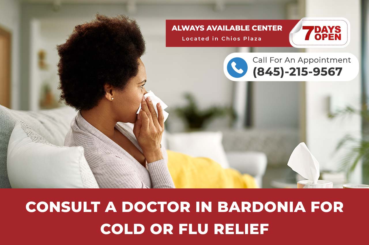 Sore Throats from Cold or Flu: Consult a Doctor in Bardonia for Relief